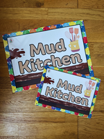 
              NEW!! Outdoor - Mud Kitchen - AREA SIGNS!!
            