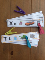 
              Peg Activity Fan - Initial Letters
            