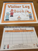 
              Visitors Log Book - Record
            