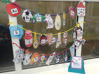 
              Phonetic - A-Z Washing Line
            